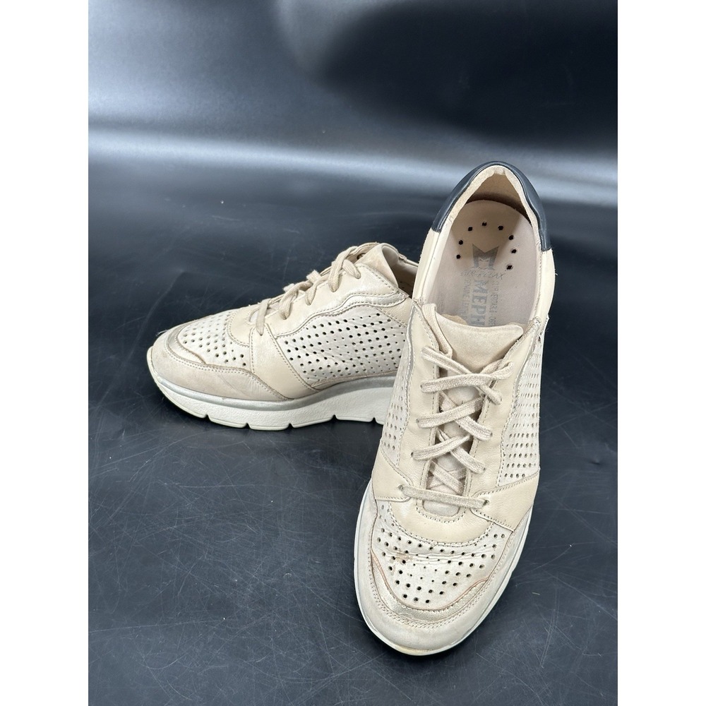 Mephisto Eline Perf‎ Women's Sneakers Air-Relax Brown Leather Size 8.5